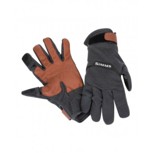 Simms Lightweight Wool Flex Glove - Carbon - 2XL