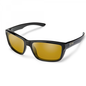 Suncloud Mayor Sunglasses - Polarized - Black with Yellow