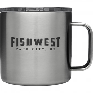 Fishwest Park City Logo YETI Rambler Mug - 14 oz - Stainless