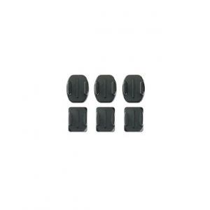 GoPro Flat and Curved Adhesive Mounts - Black - One Size