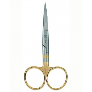 Dr. Slick Hair Scissors - Straight - Gold Loops - 4.5 in Straight