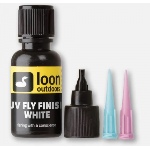 Loon UV Fly Finish - White - 0.5oz