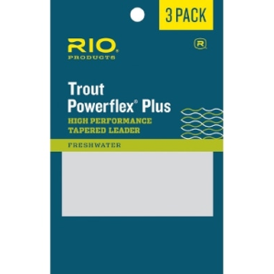 Rio Powerflex Plus Leader - 3 pack - One Color - 9ft 4X