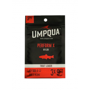 Umpqua Perform X Trout Leader - 3 Pack - One Color - 7.5ft 4X