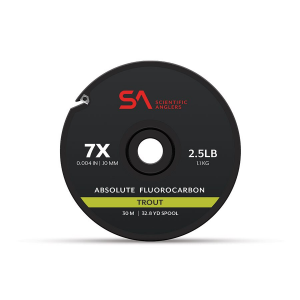 Scientific Anglers Absolute Trout Fluorocarbon Tippet - 30M - Clear - 4X