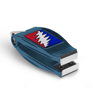 Abel Nippers - Dark Blue and Grateful Dead Lightning Bolt