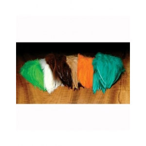 Hareline Dubbin Strung Chineese 5-7 Saddle Hackle - Black - One Size