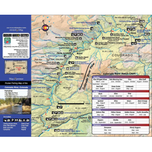 Map the Xperience - Colorado River Map - One Color - One Size