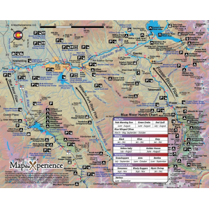 Map the Xperience - Blue River Map - One Color - One Size