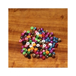 Hareline Dubbin 1/16 Plummeting Tungsten Beads - Fluorescent Orange