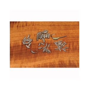 Hareline Dubbin Ribbed Tungsten Bodies - One Color - XS