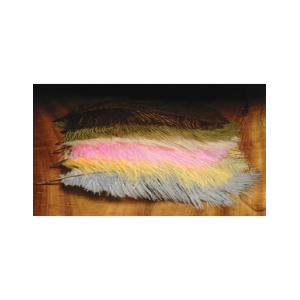 Hareline Dubbin Ostrich Herl - Dark Grey - One Size