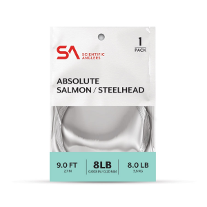 Scientific Anglers Absolute Salmon/Steelhead Leader 12'- 1pk - Clear - 16lb