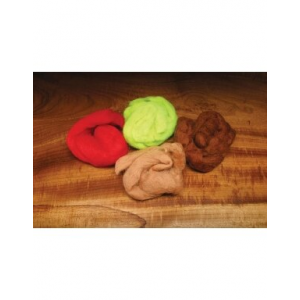 Hareline Dubbin Sculpin Wool - Brown - One Size
