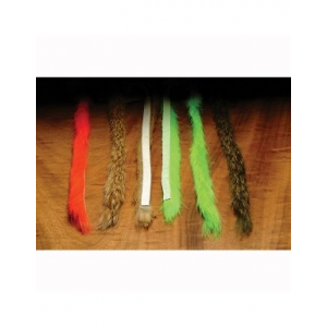 Hareline Dubbin Magnum Rabbit Strips - Olive Variant - One Size