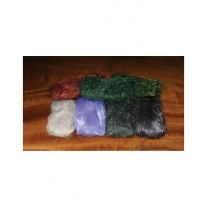 Hareline Dubbin Ice Wing Fiber - Grey - One Size