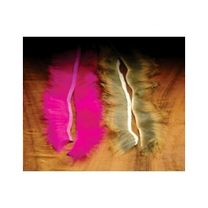 Hareline Dubbin Crosscut Rabbit Strips - Rust - One Size
