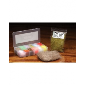 Hareline Dubbin Senyo's Laser Yarn - Pale Blue - One Size