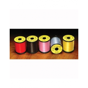 Hareline Dubbin Uni-Thread 3/0 Waxed - Grey - 3/0 Hook