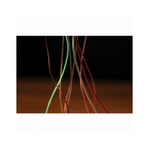 Hareline Dubbin Micro Tubing - Dark Golden Stone - One Size
