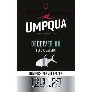 Umpqua Deceiver HD Bone/Permit Fluoro Leader - 12' - One Color - 12lb