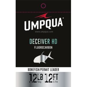 Umpqua Deceiver HD Bone/Permit Fluoro Leader - 12' - One Color - 16lb