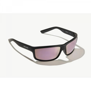Bajio Nippers Sunglasses - Polarized - Black Matte with Rose Mirror Glass