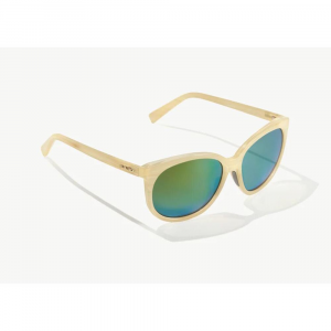 Bajio Casuarina Sunglasses - Polarized - Strand Gloss with Green Mirror Plastic