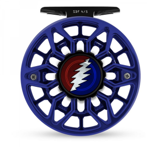 Abel SDF 4/5 Reel - Ported Blue III and Grateful Dead Lightning Bolt - 4/5