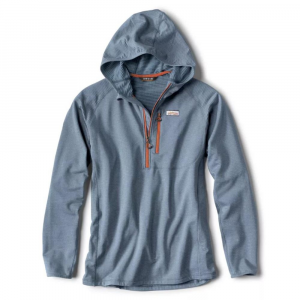 Orvis Horseshoe Hills 1/4 Hoodie - Men's - Bluestone - M