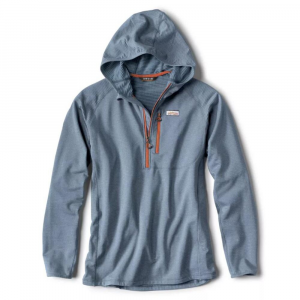Orvis Horseshoe Hills 1/4 Hoodie - Men's - Bluestone - 2XL