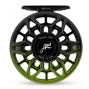Abel SDF 4/5 Reel - Ported Retro Green and Black - 4/5