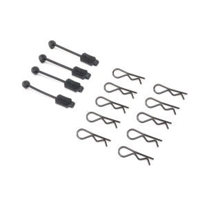 Losi Losi Body Clip (10) & Leash (4): PM-MX/SM, LOS266000 - $8.99 at Tower Hobbies