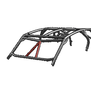 Cage Option: Front Intrusion Bars Lo-Brow RZR PRO R (4-Seat)
