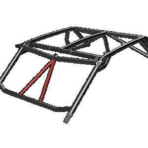 Cage Option: Front Intrusion Bars Lo-Brow RZR PRO XP (2-Seat)