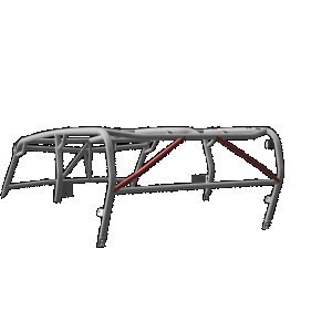 Cage Option: Rear Intrusion Bars Polaris General (4-Seat)