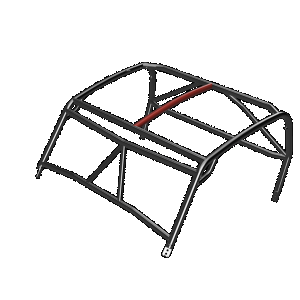 Cage Option: Roof Intrusion Bars Polaris General (2-Seat)