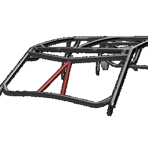 Cage Option: Front Intrusion Bars Lo-Brow KRX (4-Seat)