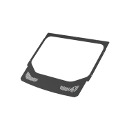 TF130203.G-H &verbar; 2025+ RZR PRO R Cage Windshield (Hi-Brow)