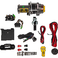 4500lb Synthetic Rope Winch