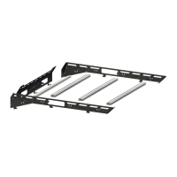 T-Slot Rail Kit for the Polaris General 4 Level 3 & Level 4  Audio Roof