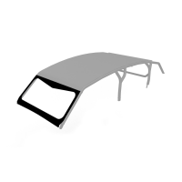 Kawasaki Teryx KRX Cage Windshield (Lo-Brow)