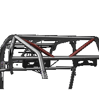 Cage Option: Rear Intrusion Bars RZR XP (2-Seat)