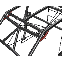 Cage Option: Front Grab Handles RZR XP (4-Seat)
