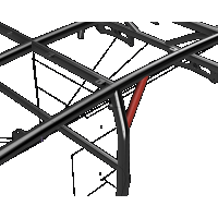 Cage Option: Rear Grab Handles RZR XP (4-Seat)