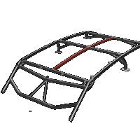Cage Option: Roof Intrusion Bar X3 (4-Seat)