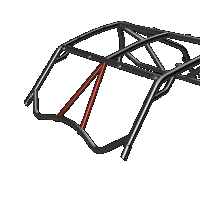 Cage Option: Front Intrusion Bars Hi-Brow Talon (2-Seat)