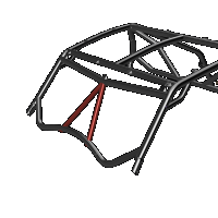 Cage Option: Front Intrusion Bars Lo-Brow Talon (4-Seat)