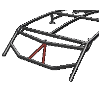Cage Option: Front Intrusion Bars Lo-Brow X3 (4-Seat)