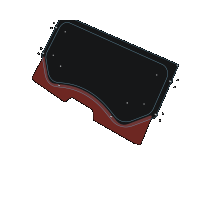 Honda Talon 1000 Cage (4-Seat) Lower Windshield Closeout Panel